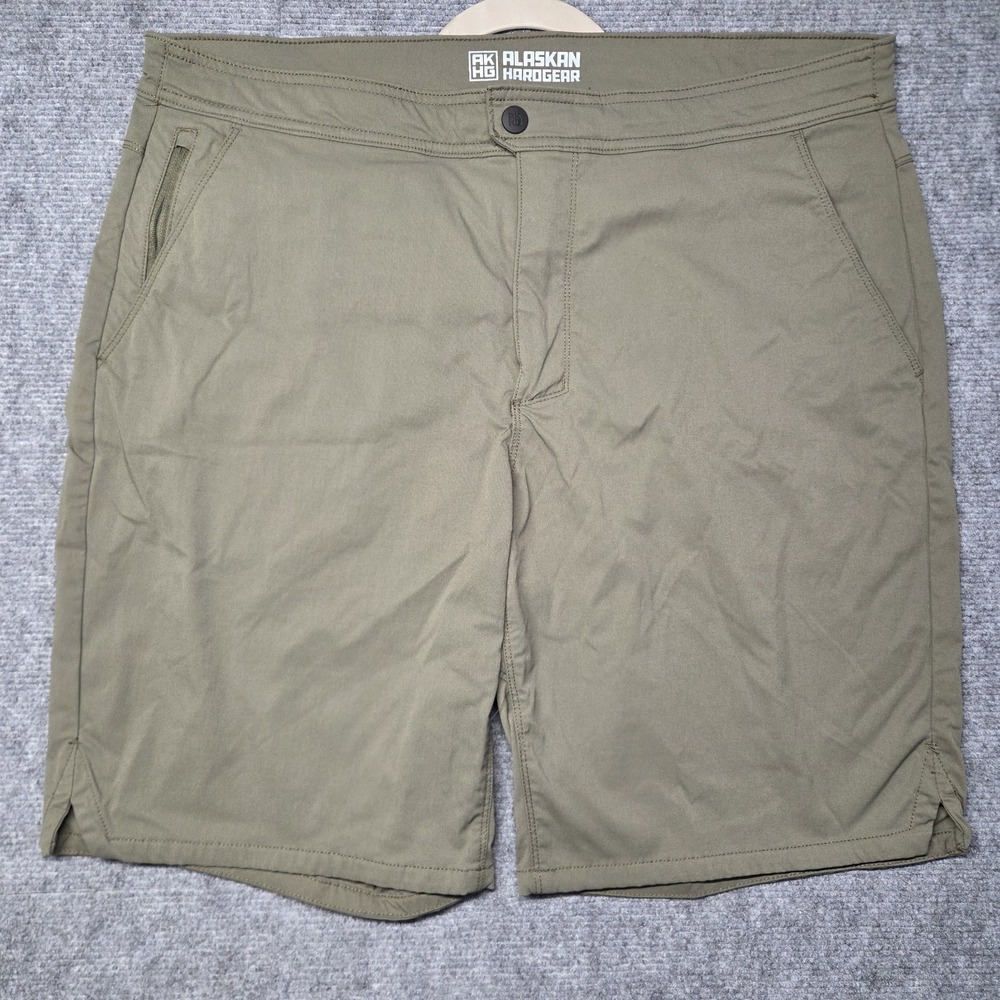 Alaskan Hardgear Duluth Trading Shorts Sz 38 Olive Green Stretch Hiking Fishing